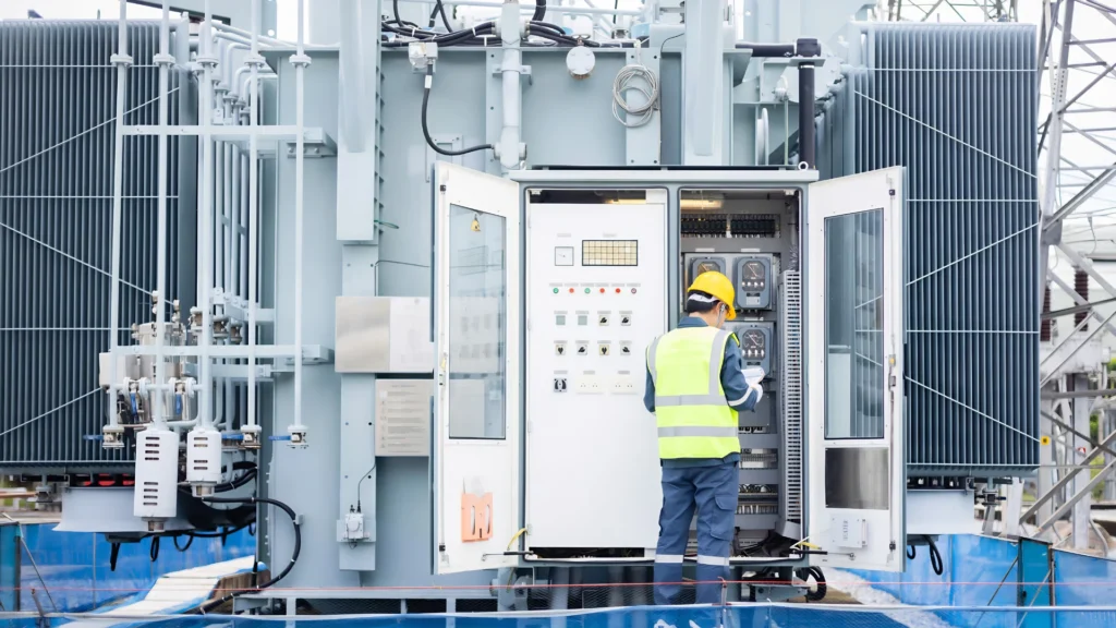 Inspección de tablero eléctrico para detectar daños por termitas.